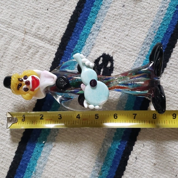 Murano Art Murano Italian Glass Hand Blown Clown Figurine Poshmark